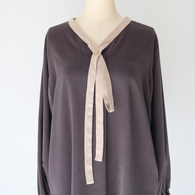 【新作】Tie blouse/K246-66111