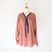 【新作】Tie blouse/K246-66111