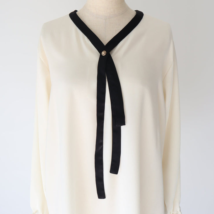 【新作】Tie blouse/K246-66111