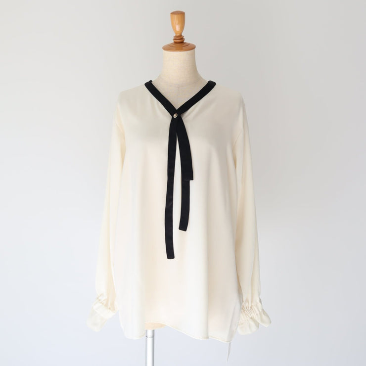 【新作】Tie blouse/K246-66111