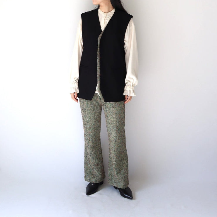 Front tweed vest/K246-68120