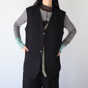 Front tweed vest/K246-68120