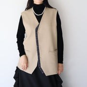 Front tweed vest/K246-68120