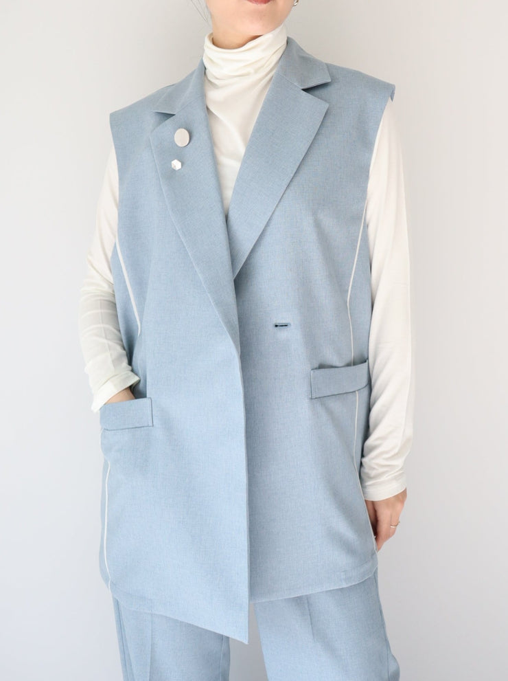 Tailored vest/K241-68102