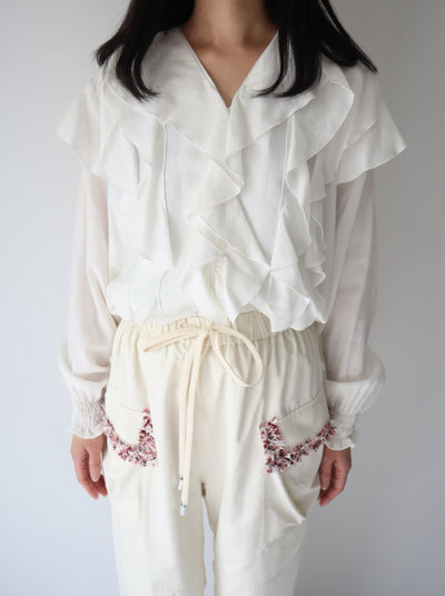 Raffle blouse/K241-66078