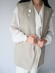 Tailored vest/K241-68102