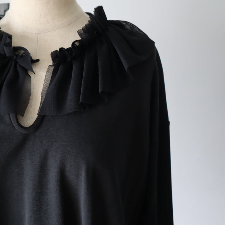 【新作】Frill collar tops/K246-62225