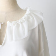 【新作】Frill collar tops/K246-62225