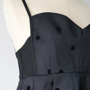 【新作】Back ribbon dot camisole/K246-66113