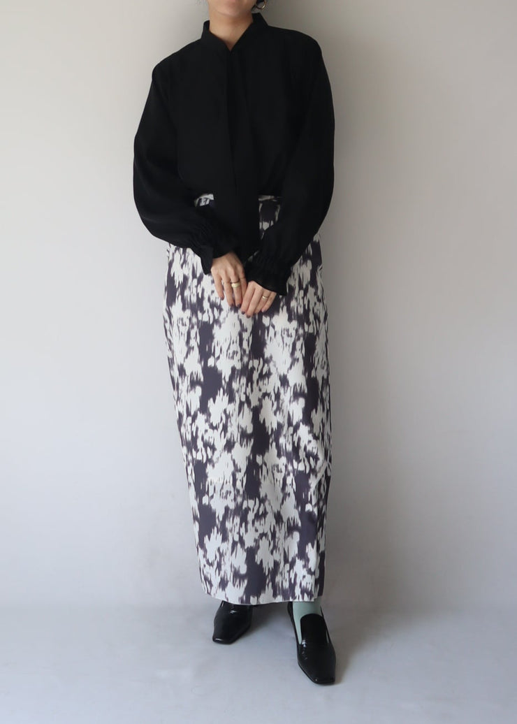 tiedye print skirt/K251-65089