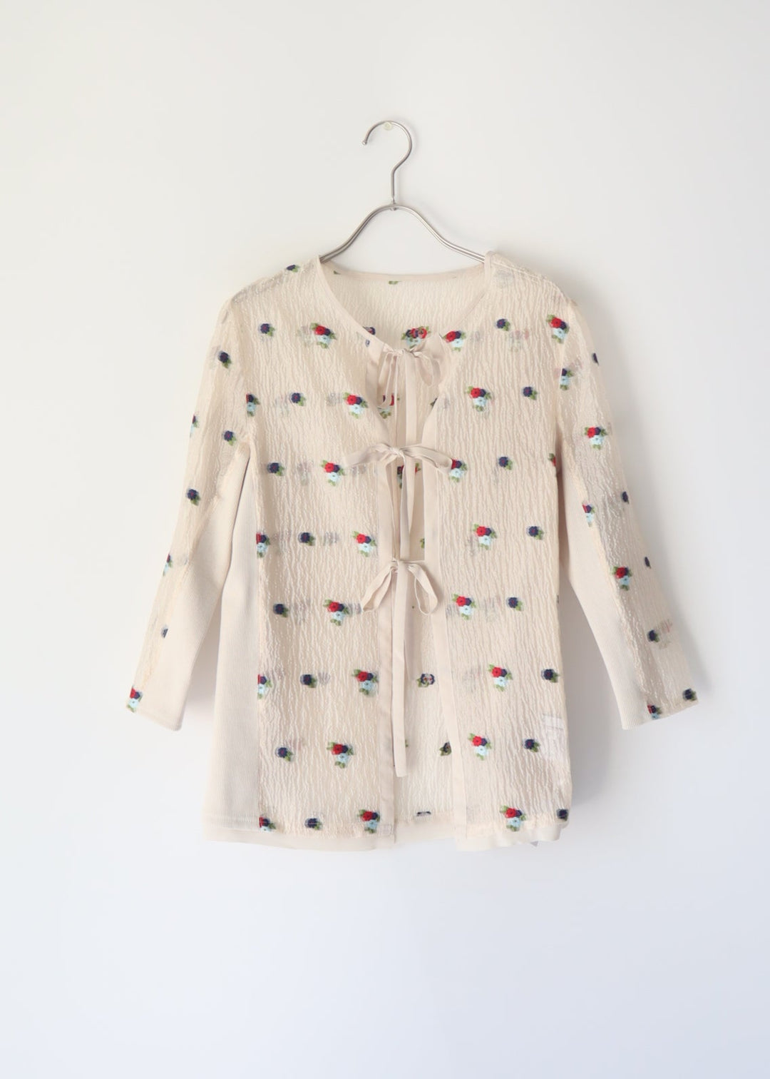 Flower jacquard blouseフワラージャガードブラウス/K251-62241 – Kittle.