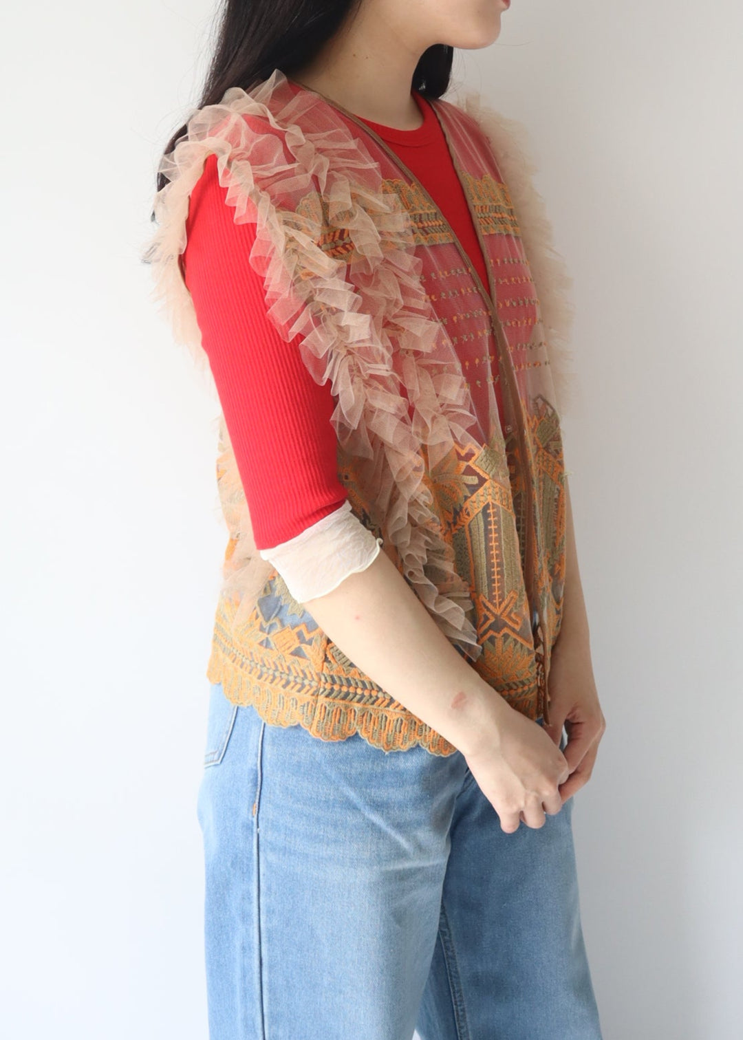kittle (キトル)original tulle frill vest 2025ss – Kittle.