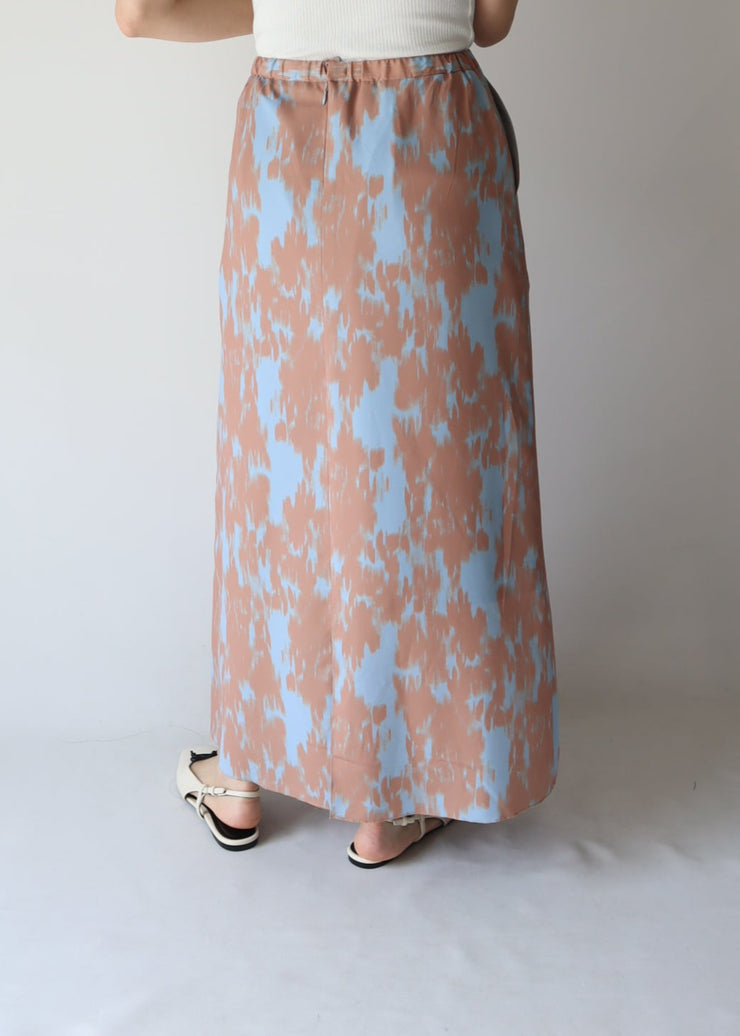 tiedye print skirt/K251-65089