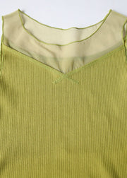 sheer rib tank top/K251-62240