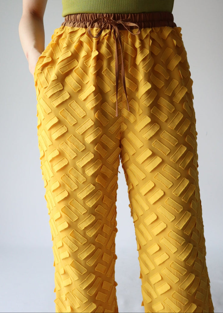 cut  jacquard pants/K251-64160