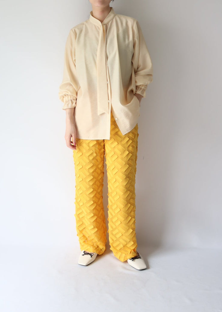 cut  jacquard pants/K251-64160