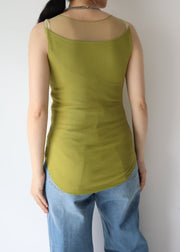 sheer rib tank top/K251-62240