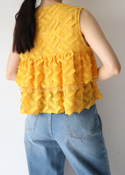 cut  jacquard no sleeve/K251-66123