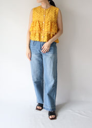 cut  jacquard no sleeve/K251-66123