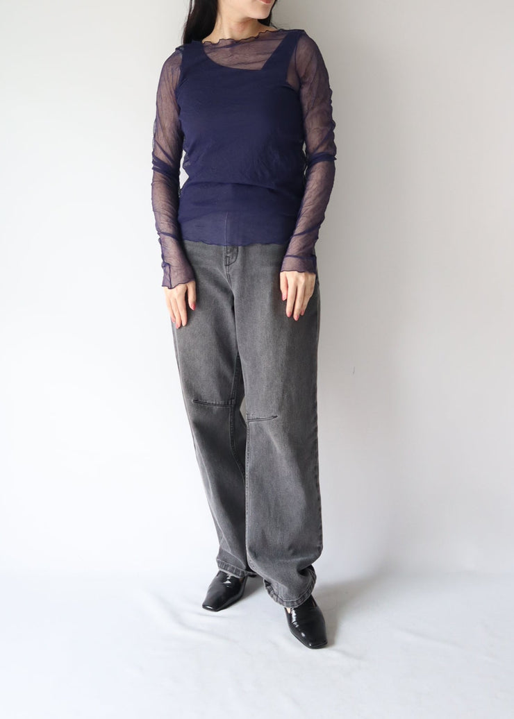 sheer tops/K251-62236
