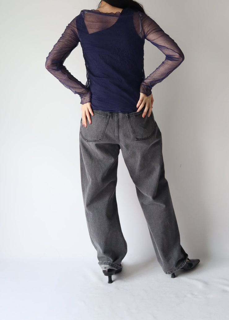 sheer tops/K251-62236