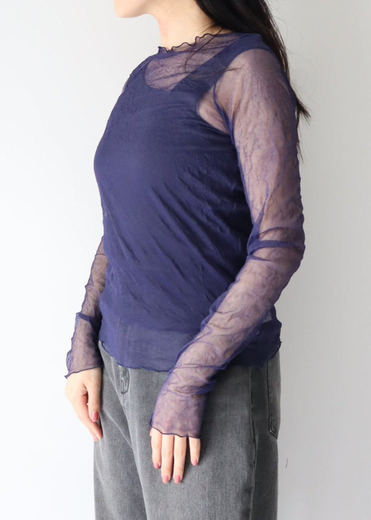 sheer tops/K251-62236