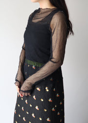 sheer rib tank top/K251-62240