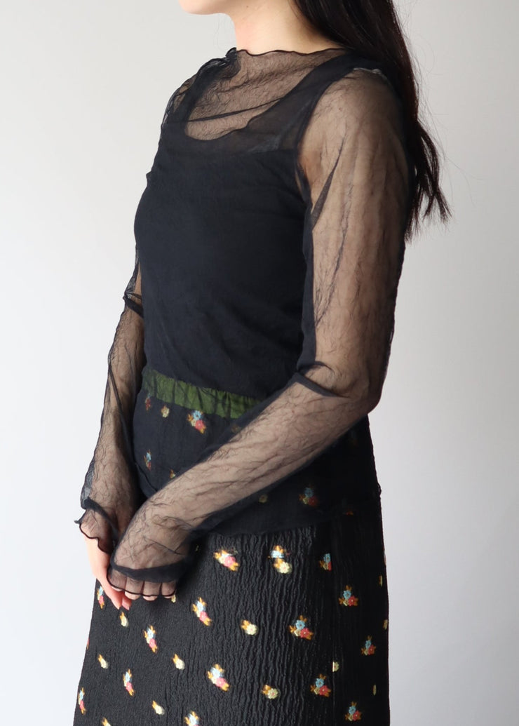 sheer tops/K251-62236