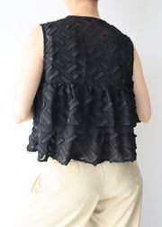 cut  jacquard no sleeve/K251-66123