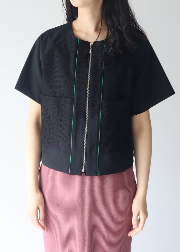 front lace blouson/k251-66127