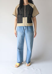 front lace blouson/k251-66127