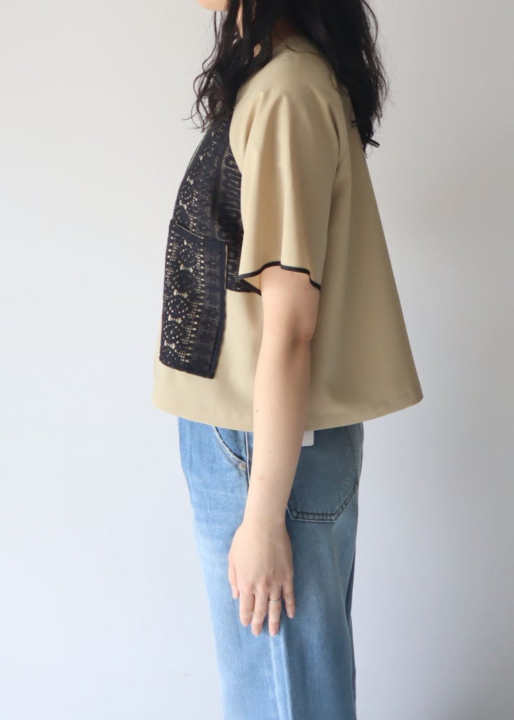 front lace blouson/k251-66127