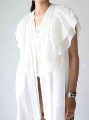 Tie  raffle blouse/K241-66101