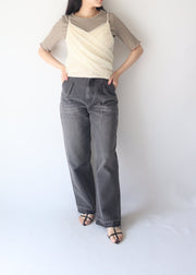 cross tulle camisole/K251-62258