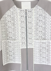 front lace blouson/k251-66127