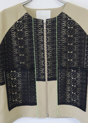 front lace blouson/k251-66127