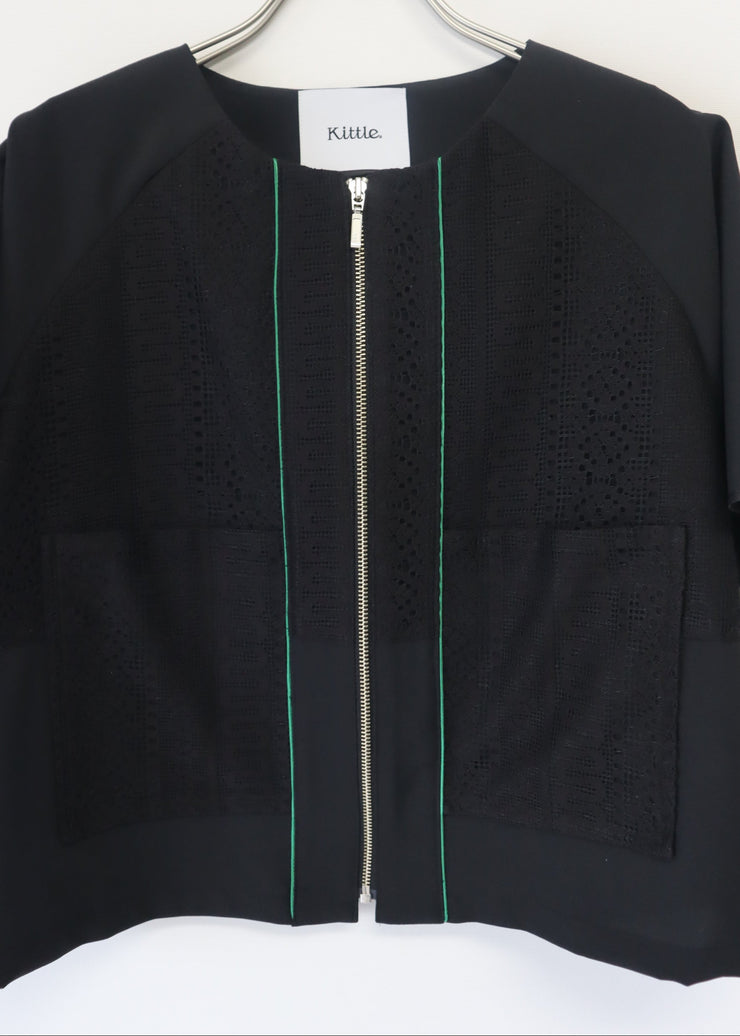 front lace blouson/k251-66127