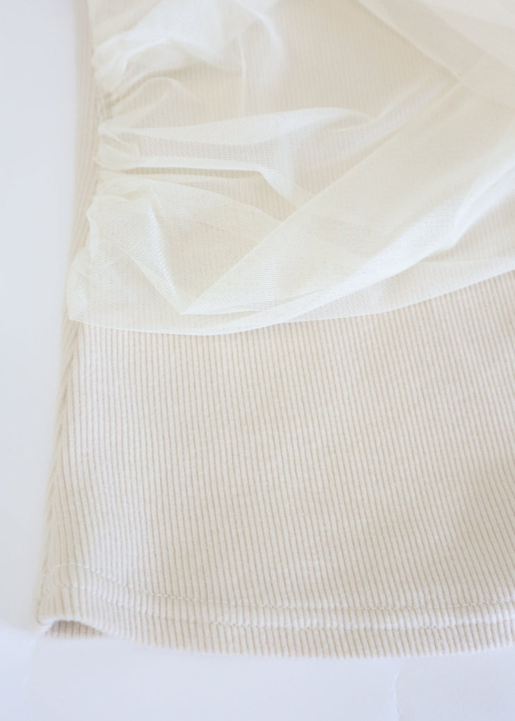cross tulle camisole/K251-62258