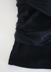 cross tulle camisole/K251-62258