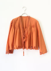 【新作】lace front string cardigan/K251-66120