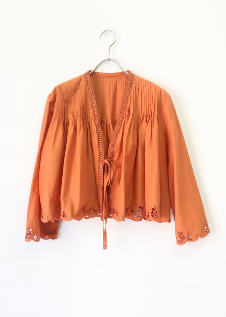 【新作】lace front string cardigan/K251-66120
