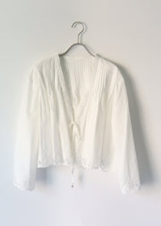 【新作】lace front string cardigan/K251-66120