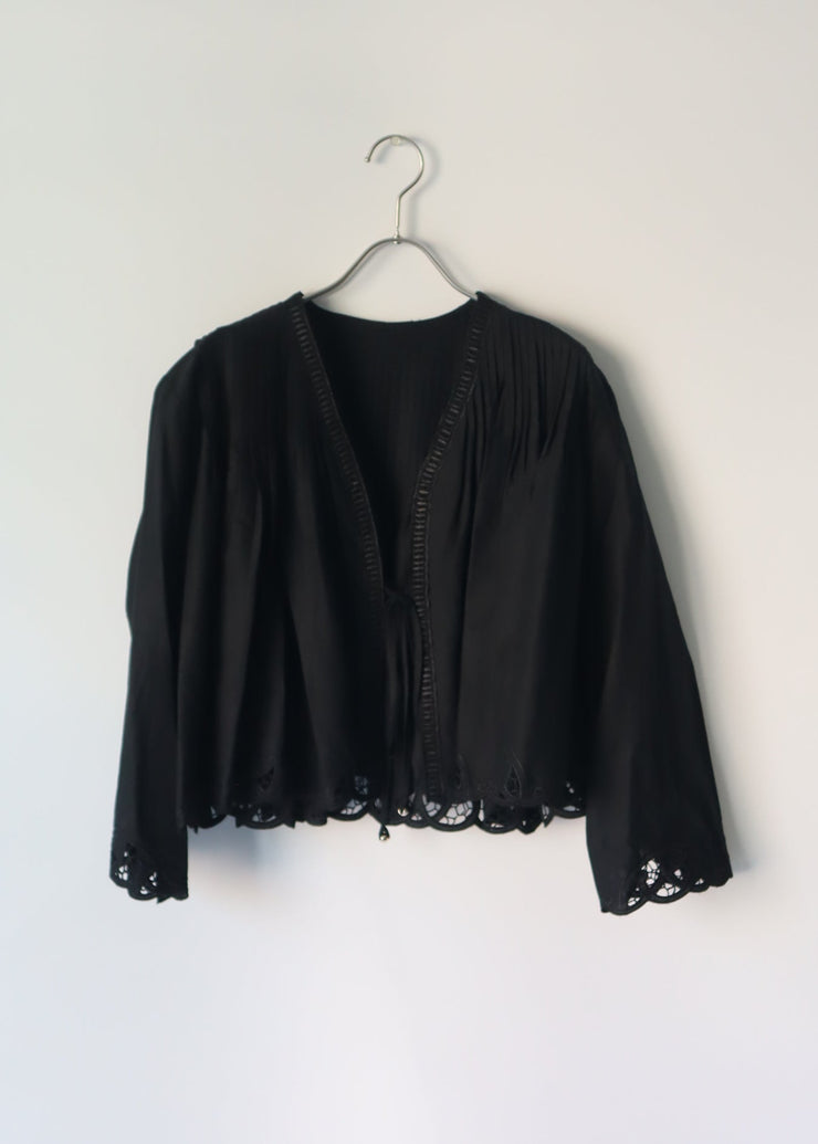 【新作】lace front string cardigan/K251-66120