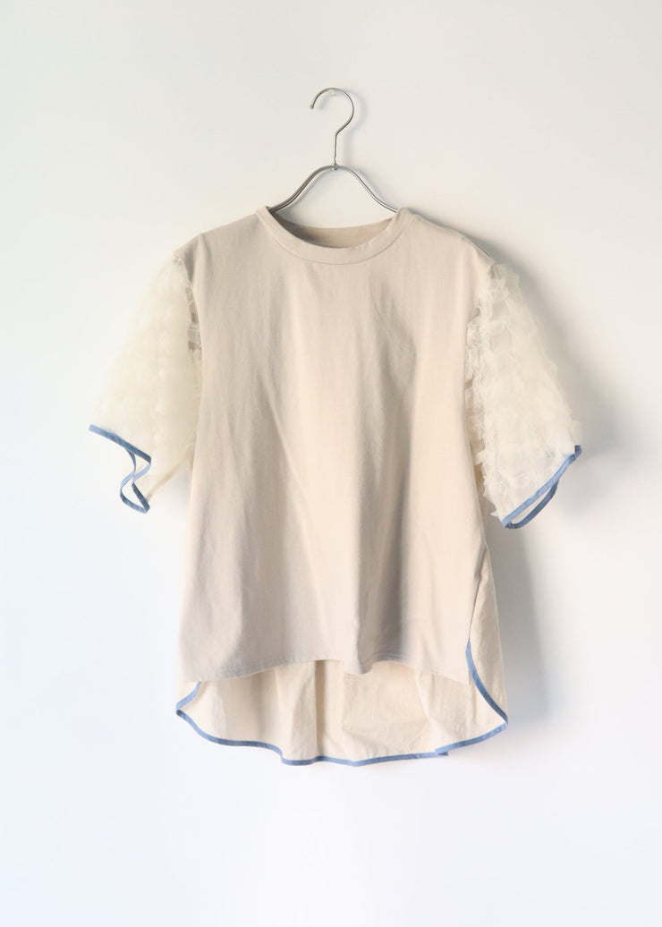 【新作】Sheer sleeve Tshirt/K251-62256