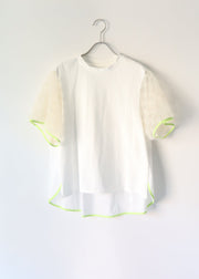 【新作】Sheer sleeve Tshirt/K251-62256