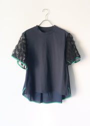 【新作】Sheer sleeve Tshirt/K251-62256