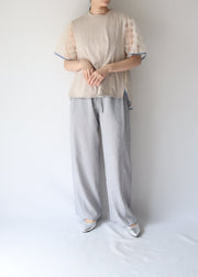 【新作】Sheer sleeve Tshirt/K251-62256