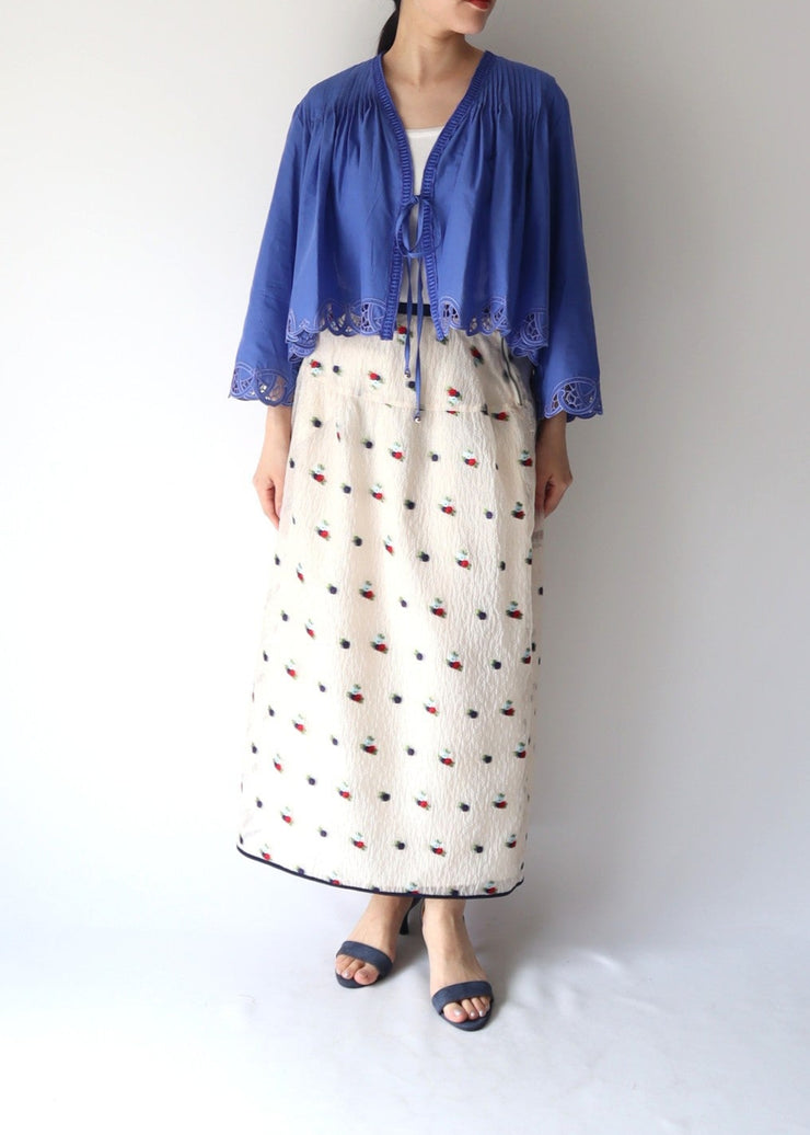 【新作】lace front string cardigan/K251-66120