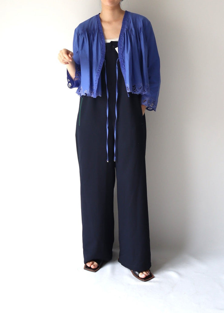 【新作】lace front string cardigan/K251-66120