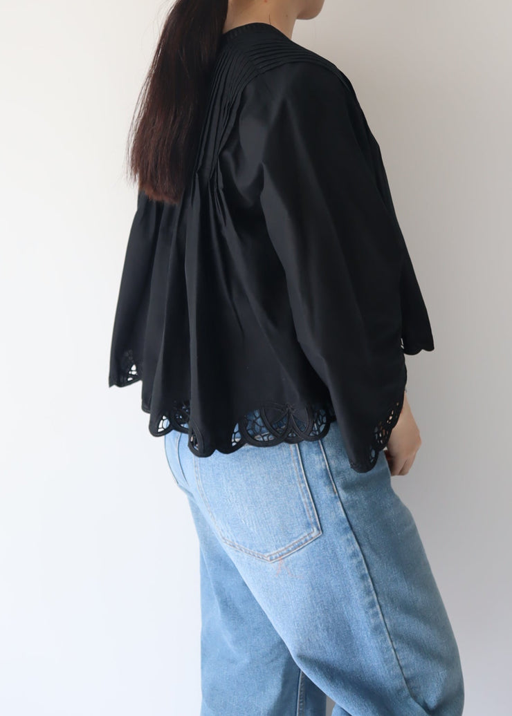 【新作】lace front string cardigan/K251-66120